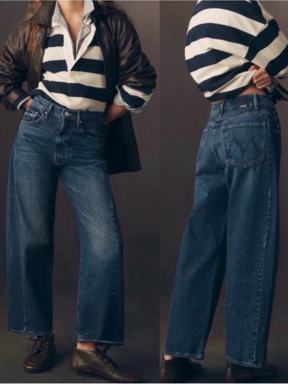MOTHER SUPERIOR Jeans Half-Pipe Ankle Did You Brung Me Anything? Blue Size 23 - Picture 8 of 15